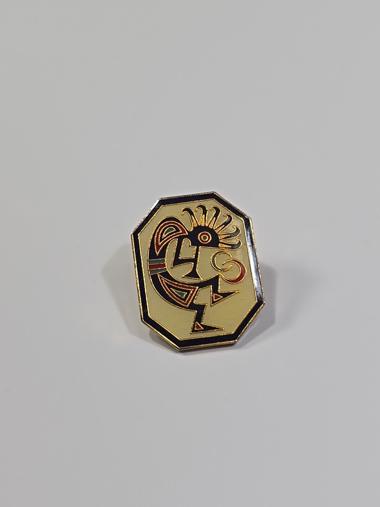 Kokopelli Lapel Pin Fertility Deity Native American Folklore