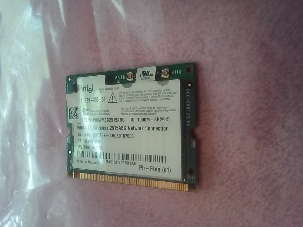 INTEL C51963-005 / C51963005 wireless network card