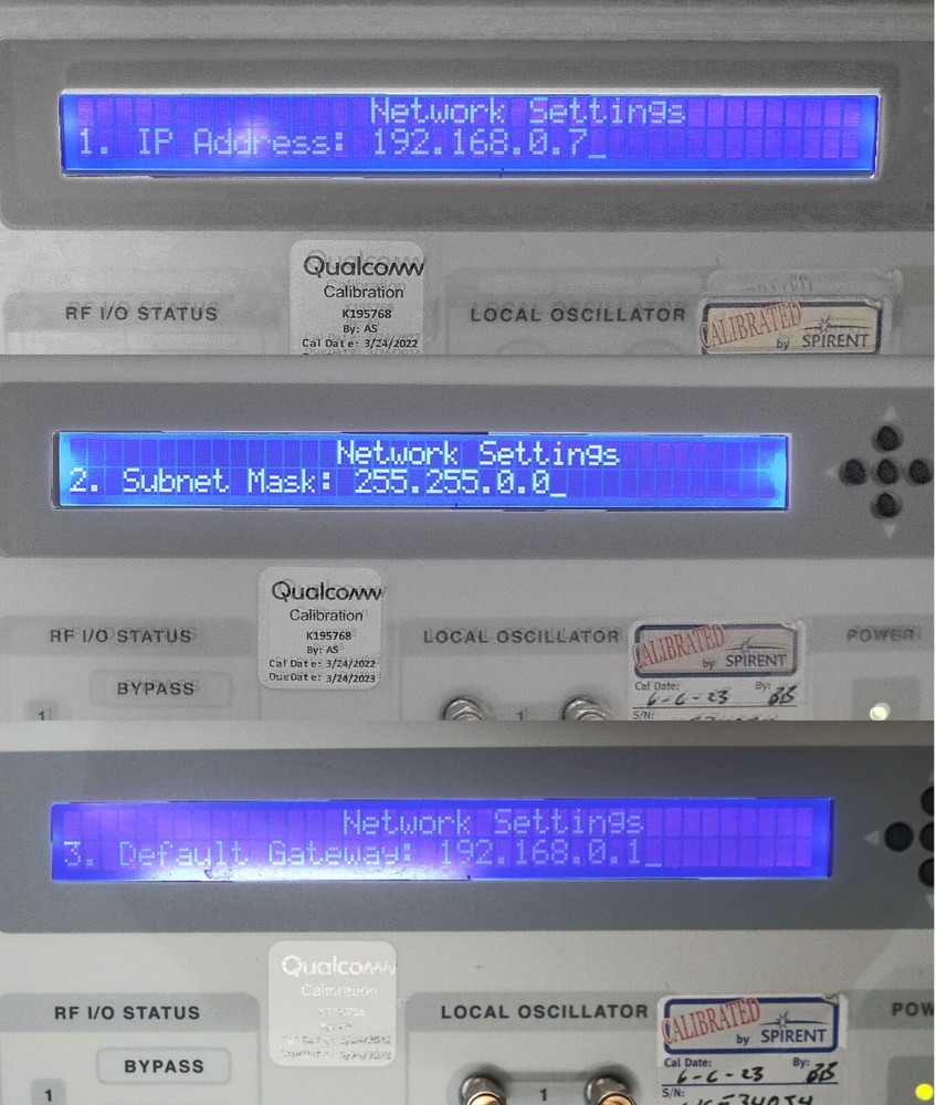 Spirent SR5500M Wireless Channel EmulatorP