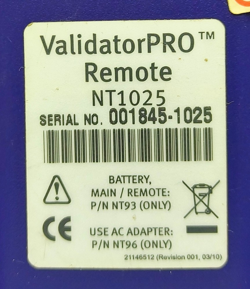 ValidatorPRO NT1025 Remote