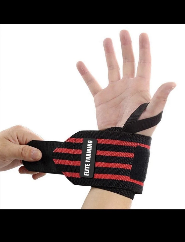 Elite Training Wrist Wraps Fixed Thumb Loop Multi Color Gym Support Unisex