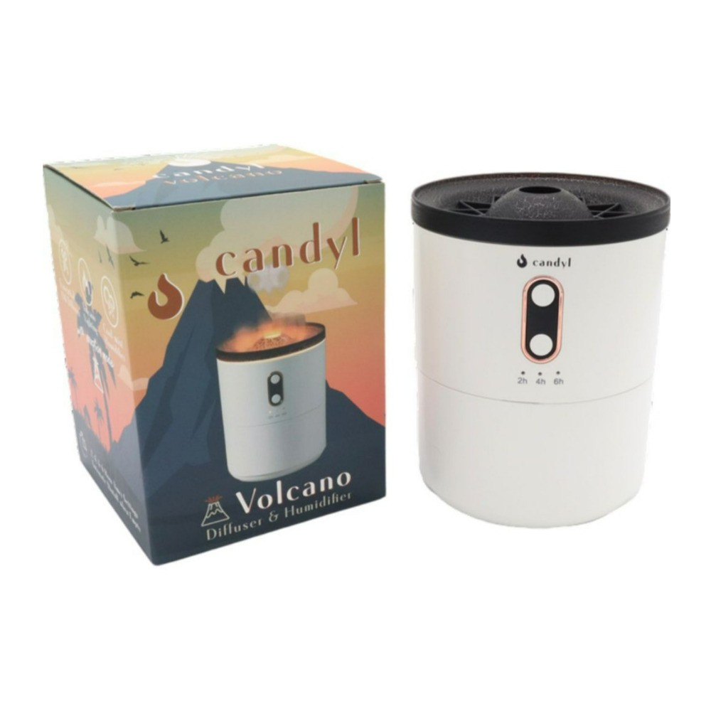 Candyl Volcano White Diffuser Humidifier Fire and Ice Modes