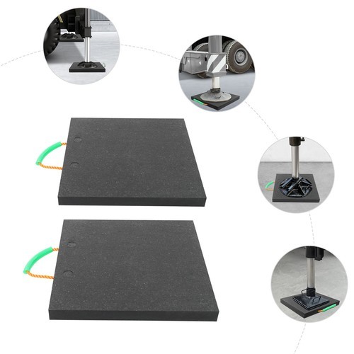 2Pcs Heavy Duty Stabilizing Medium Size Support Pads Blocks 5-80T Support Pads
