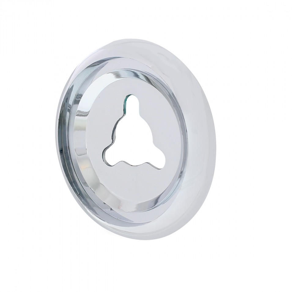 Chrome Peterbilt Dash Data Display Module Control Knob Bezel