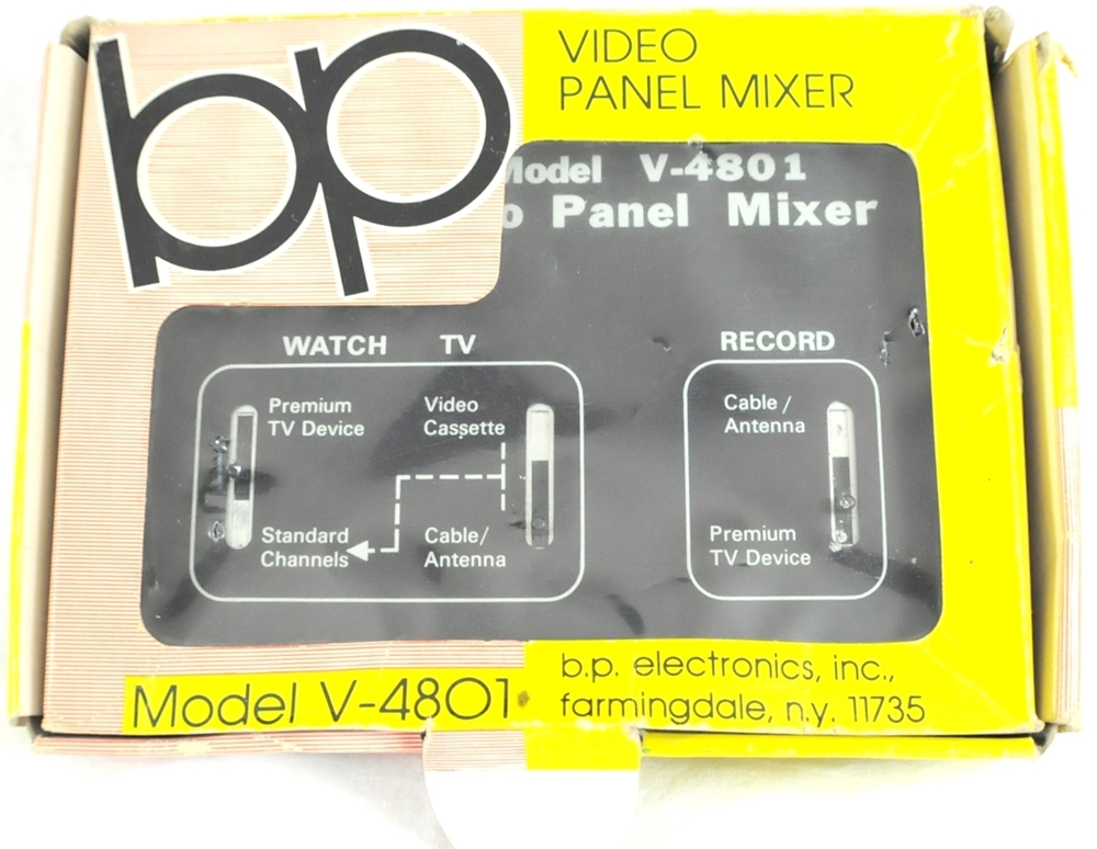 Vintage BP Video Panel Mixer