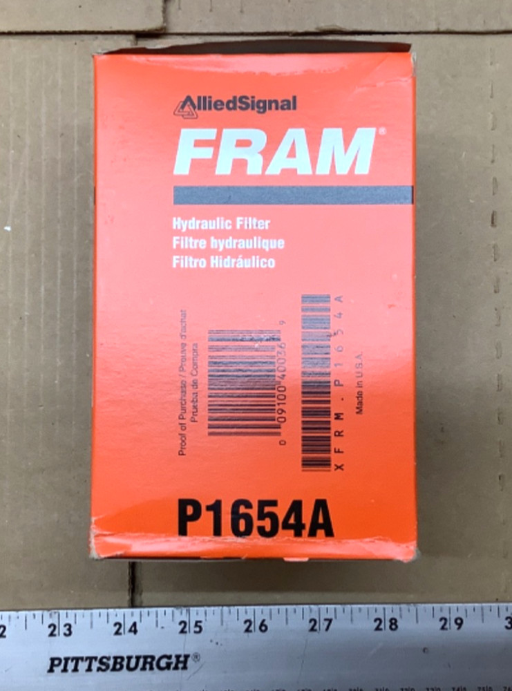 Fram Hydraulic Filter, P/N: P1654A