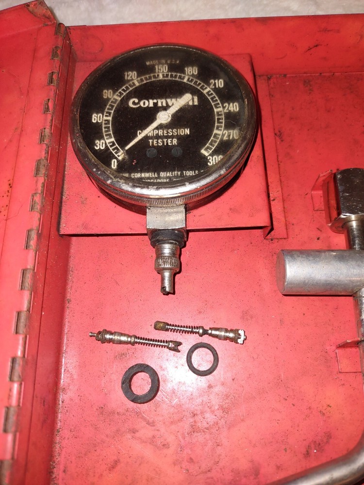 Cornwell Tools TK55 Compression Testing Kit Metal Case For Parts Or Repair