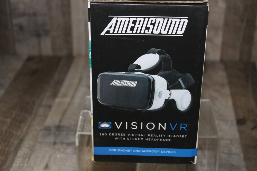 Virtual Reality Headset Vision VR Stereo Headphone IPhone Android NEW