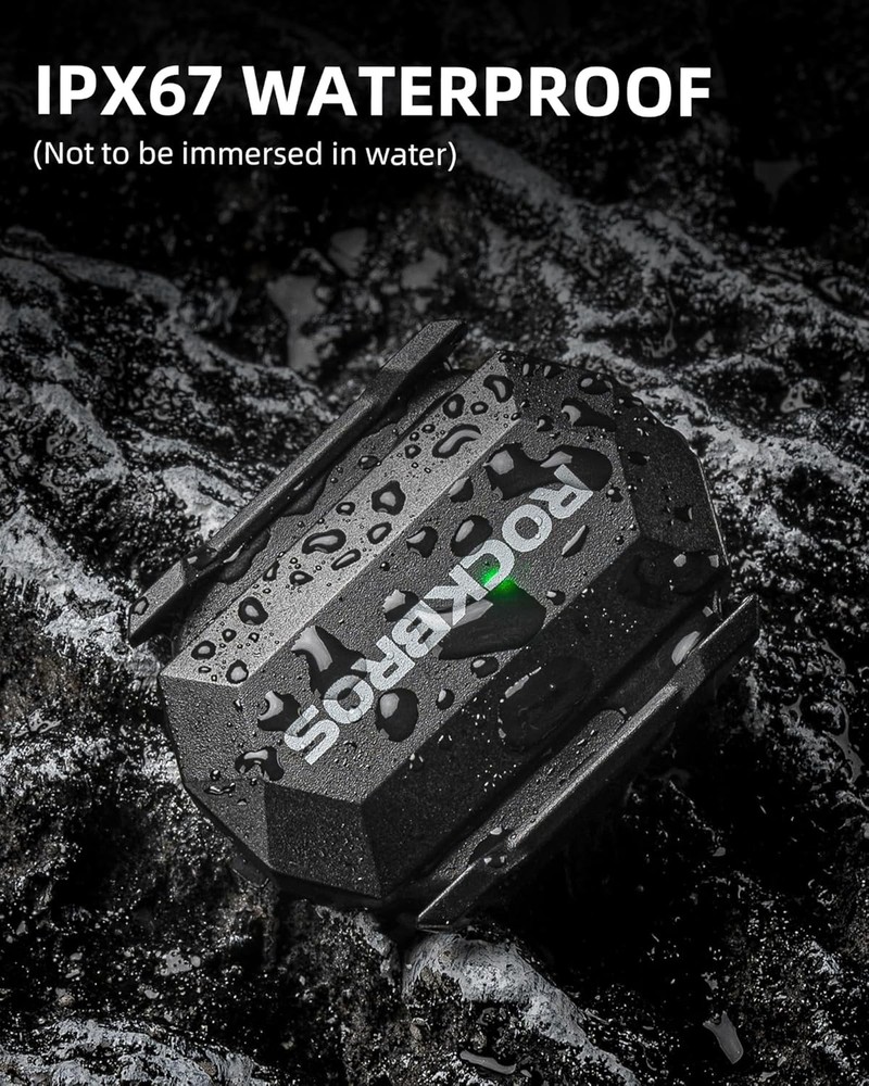 ROCKBROS Bike Computer Wireless Speedometer ANT+Bluetooth w/Speed Cadence Sensor
