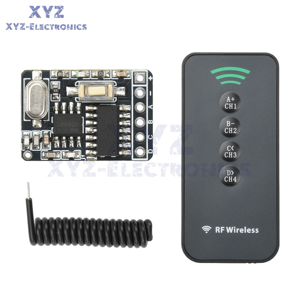 433Mhz Wireless Remote Control Switch Learning Code Decoding Receiver Module DIY