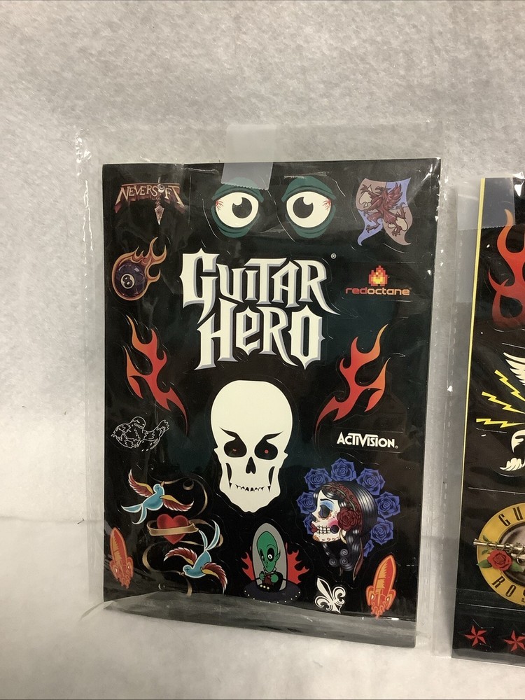 Guitar Hero Stickers