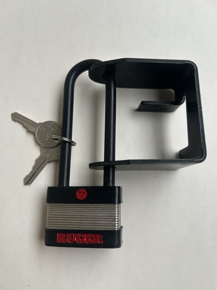 Ruger Firearm Padlock with Hasp & 2 Keys