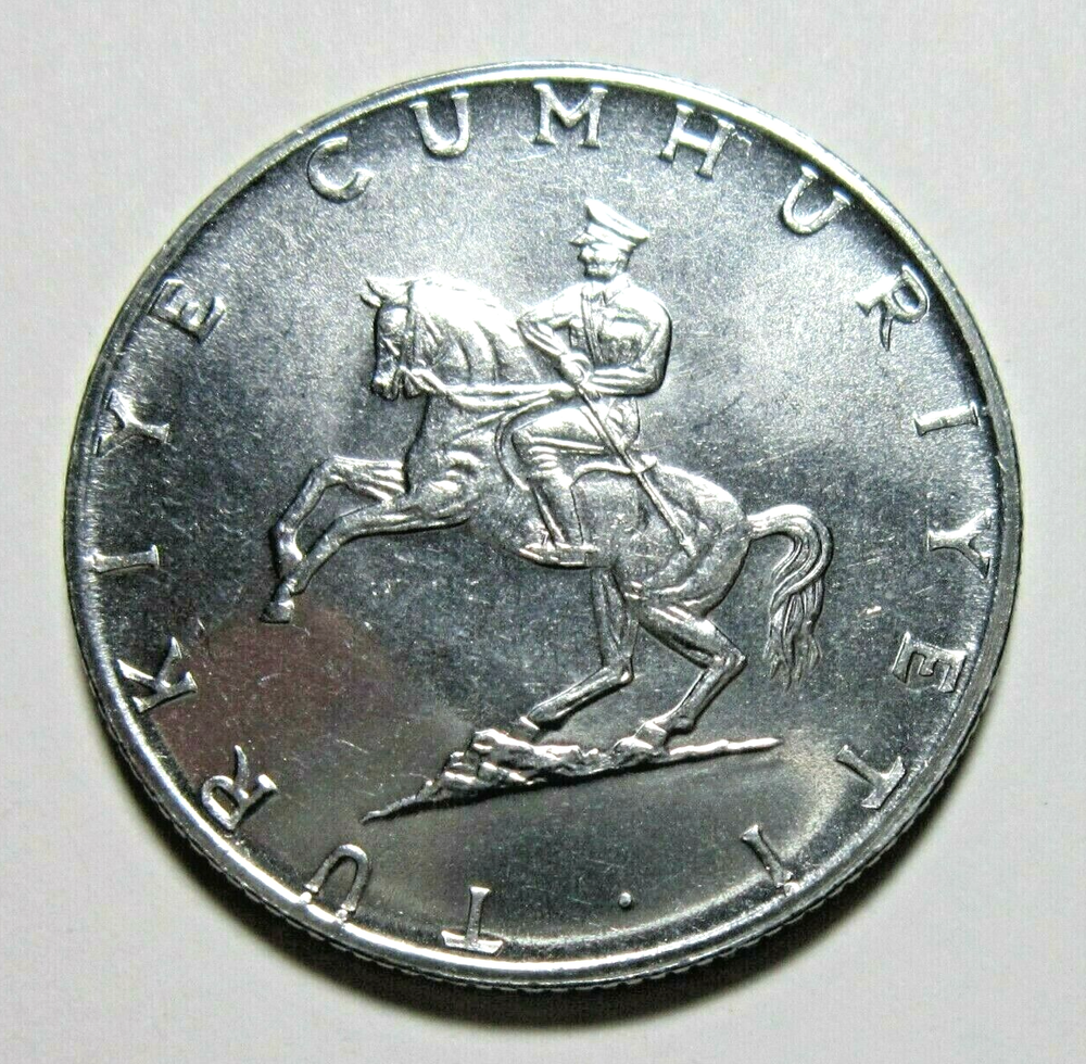 TURKEY. 5 LIRA, 1975. UNCIRCULATED.
