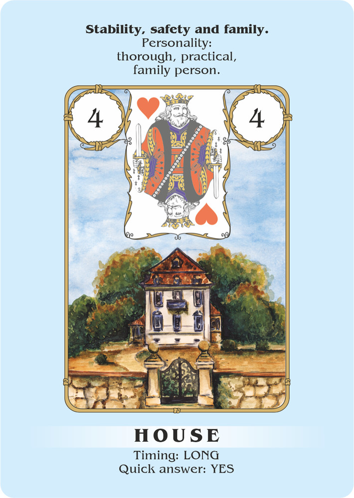 Lenormand: Quick Answers, tutorial Lenormand oracle deck for beginners