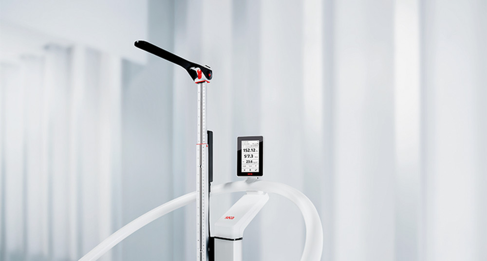 NEW Seca ONSHMITTNN Scale-up Line EMR-validated Mobile Handrail Scale Digital
