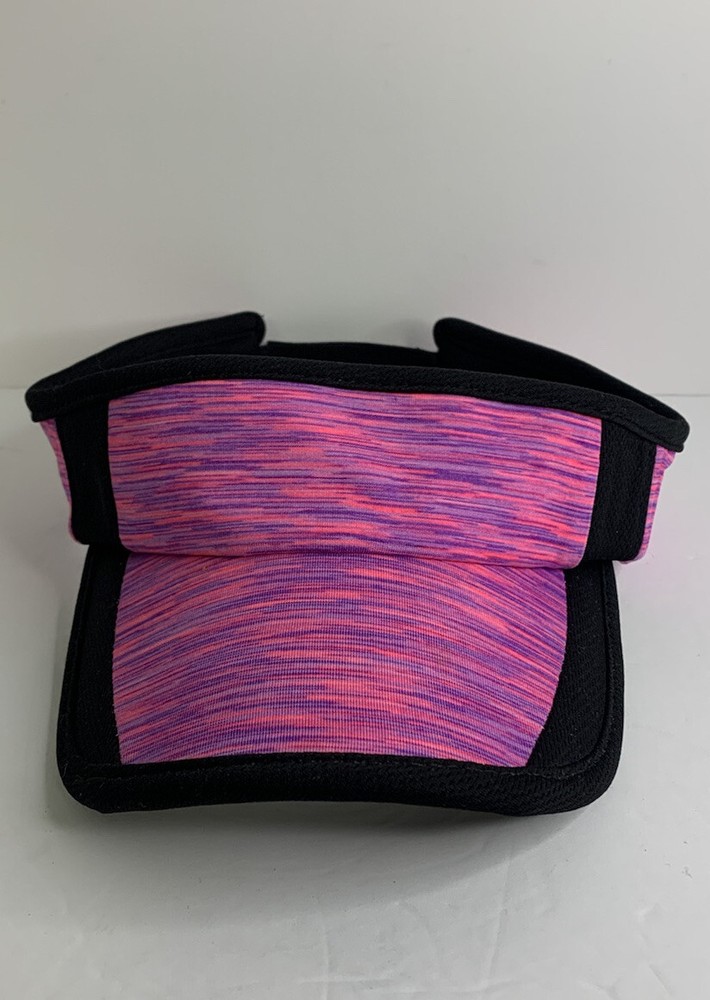 Pugs Performance Sun Visor Adjustable Women’s Pink & Black - EUC