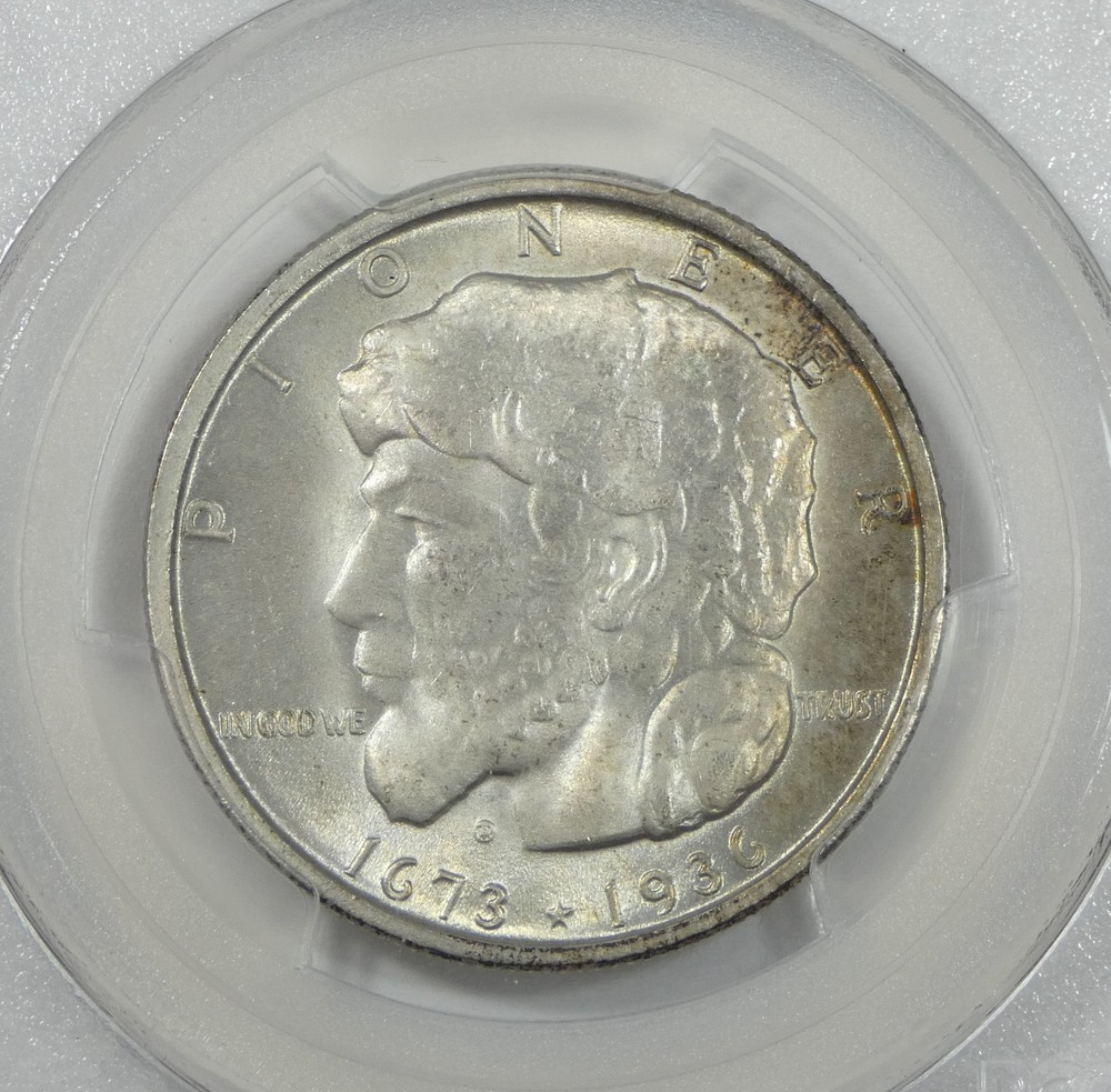 1936 Elgin, IL Centennial Commemorative Silver 50c PCGS MS 66