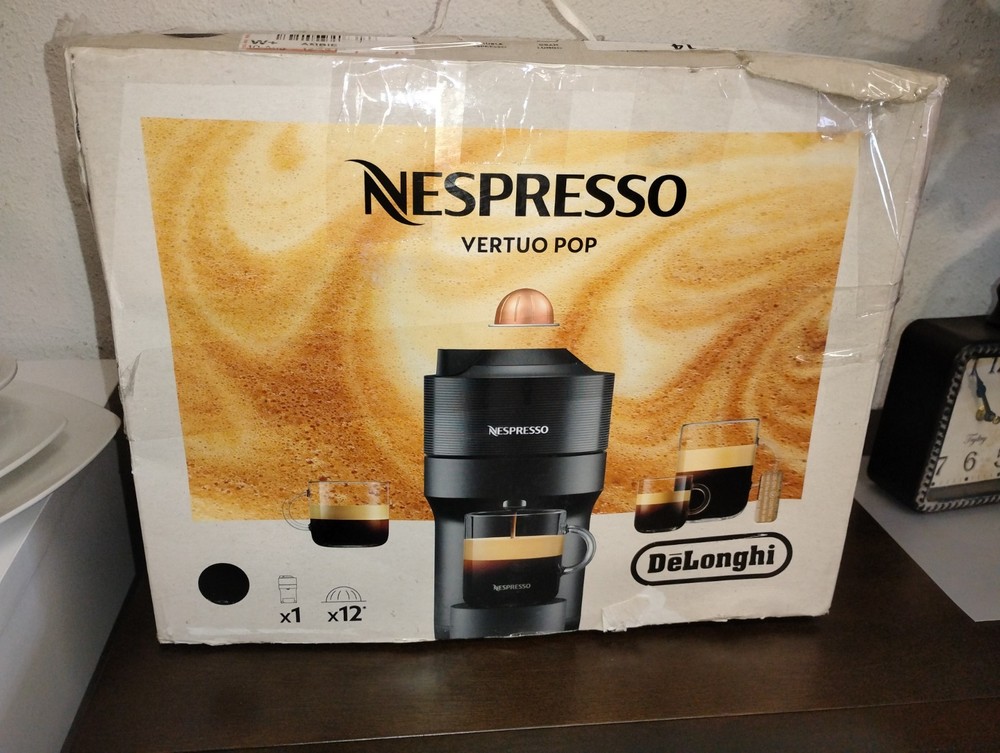 Nespresso Vertuo Pop Capsule Coffee Machine Espresso Black