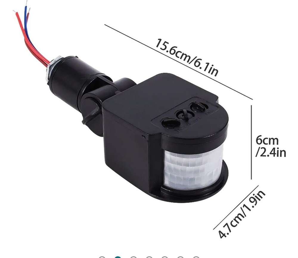 LED Infrared Sensor Head,Outdoor Security Infrared Sensor Motion...