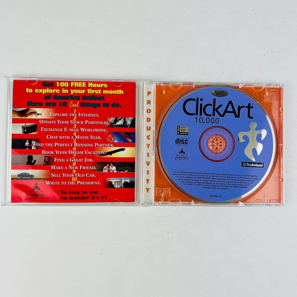 ClickArt 10,000 PC CD-ROM Productivity Software