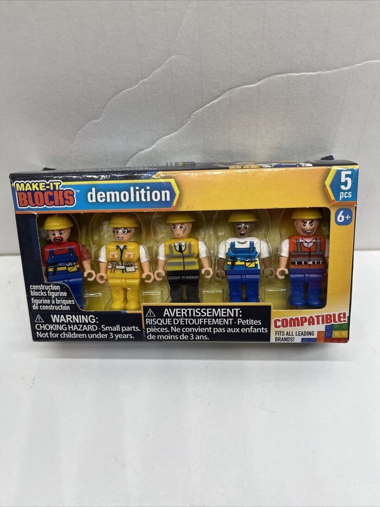 Make-It Blocks Mini Figurines 3 Box (5 Figurines each Box)