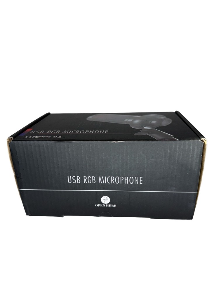 COCONISE USB RGB GAMING MICROPHONE. ME6S. Open Box