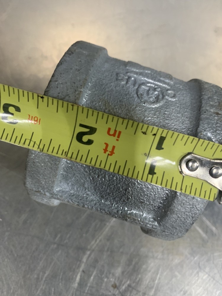 Pipe Coupling 2” x 2 1/2” long Galvanized New (1 Ea)