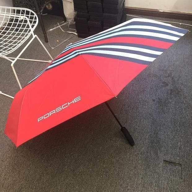 MARTINI Porsche Mororsports Folding Umbrella new