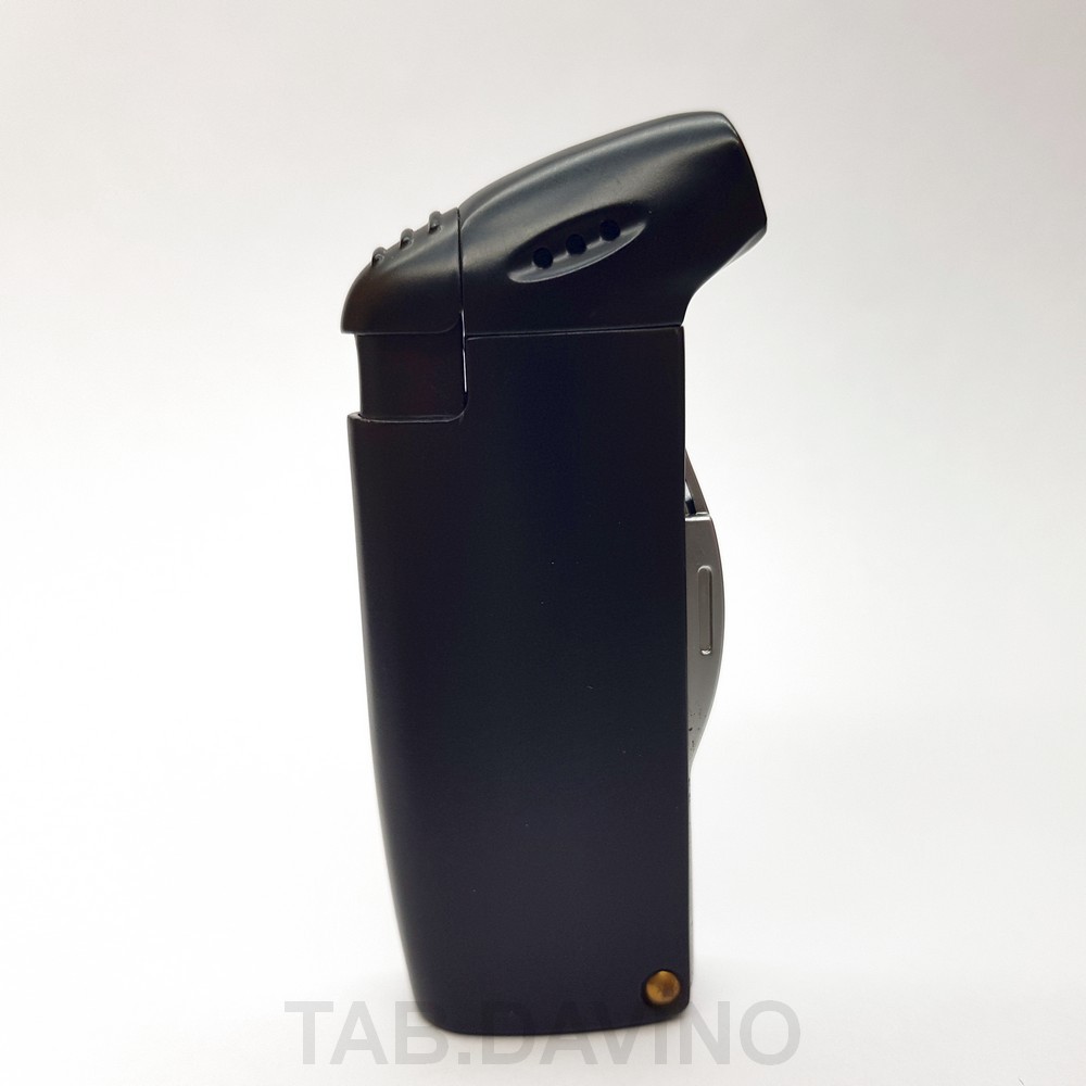 BREBBIA BLACK PIPE LIGHTER WITH CURAPIPE BOWL FLAME