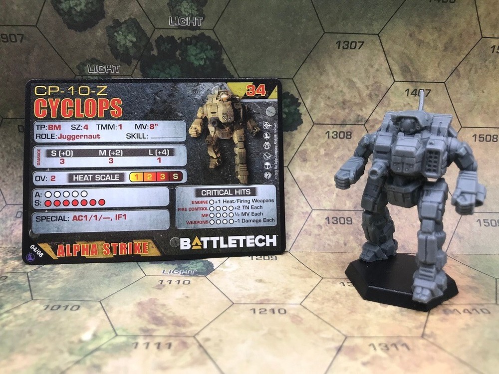 BattleTech Cyclops Assault Mech (CGL New Sculpt)