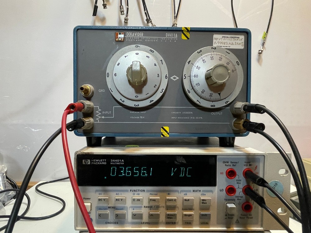 ESI Electro Scientific Dekavider DV411A Variable Resistor Very Accurate