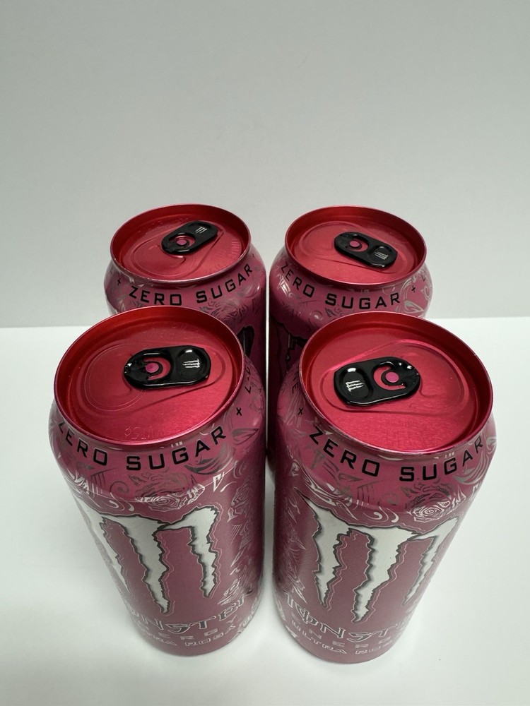 4 Pack Monster Energy Ultra Rosa Zero Sugar Discontinued