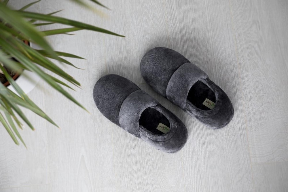 SnugToes Bola Slippers for Men - Grey 8