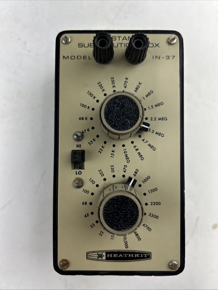 Heathkit Resistance Substitution Box Model IN-37
