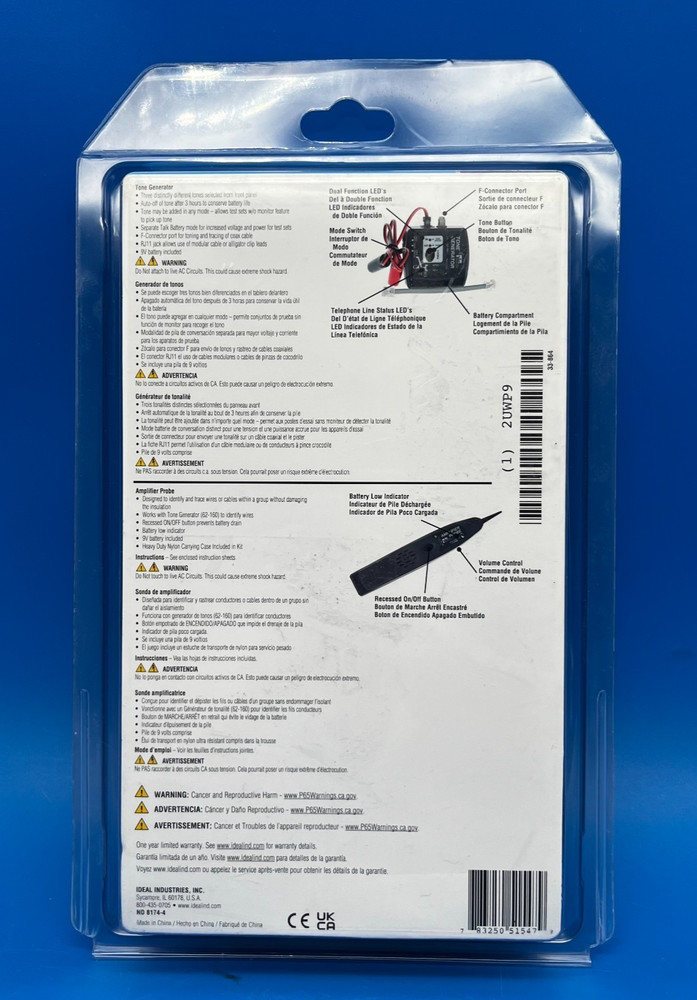 IDEAL #33-856 VDV Multimedia Cable Tester - NEW