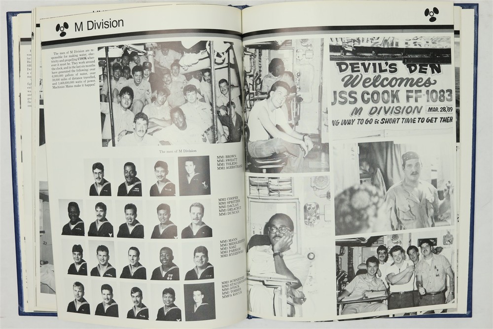 USS Cook (FF-1083) 1989 Westpac Deployment Cruise Book