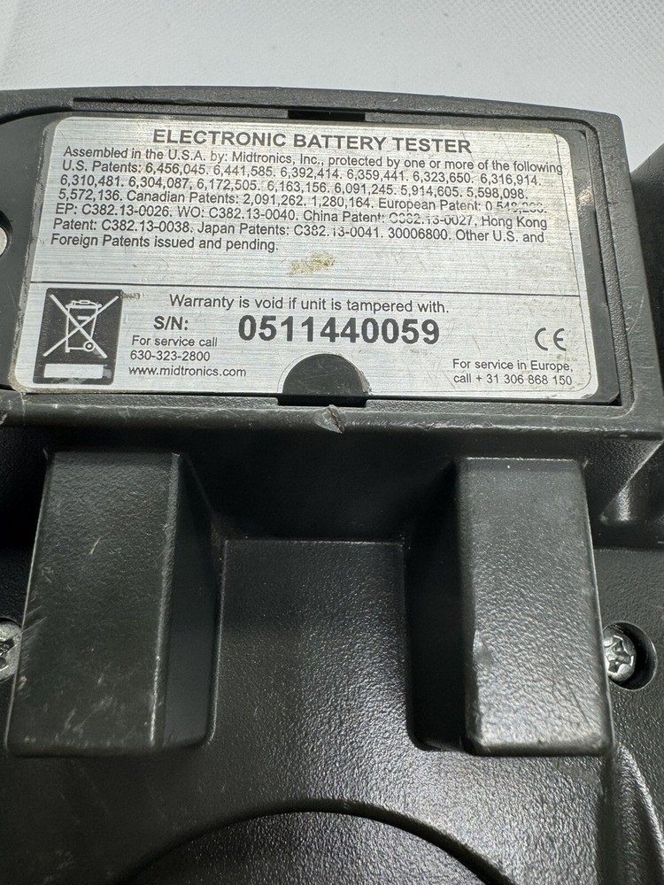 Midtronics Digital Cell / Battery Analyzer Celltron - Turns On - Untested