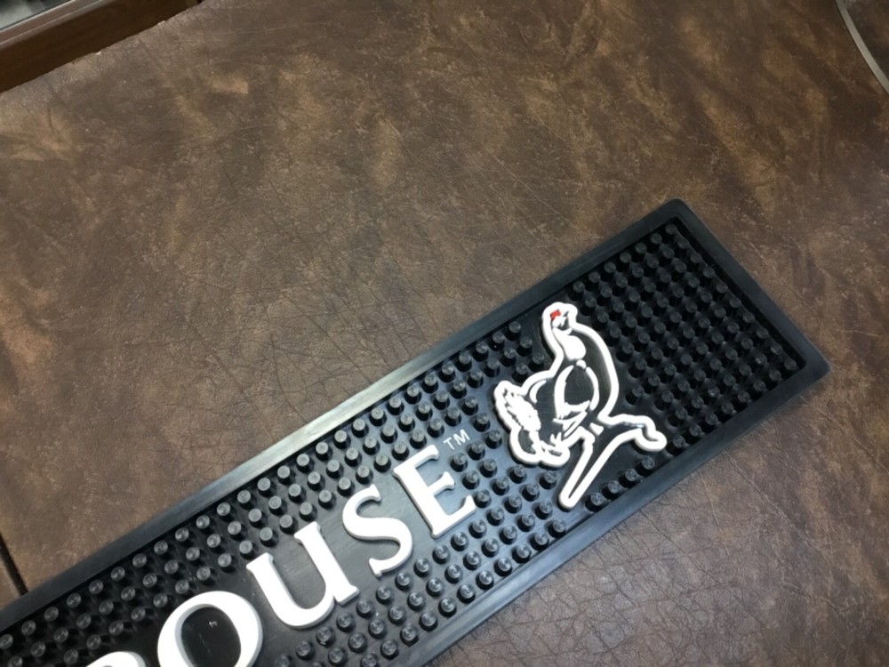 THE BLACK GROUSE BAR MAT -RUBBER BAR MAT NEW