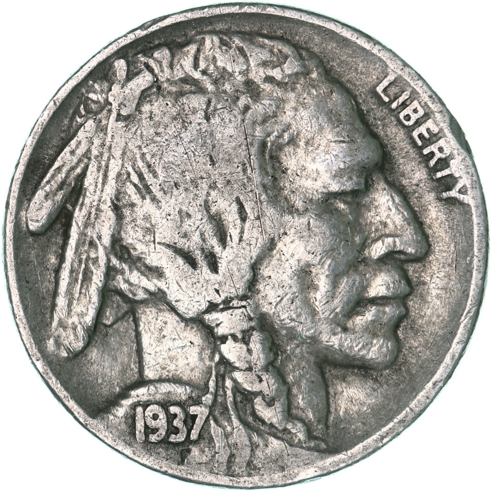 1937 D Buffalo Nickel Fine FN