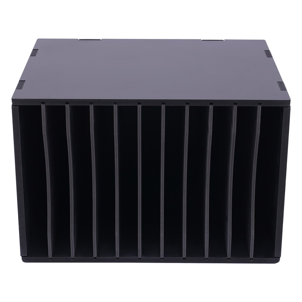 11Compartment Vertical Desktop Sorter File Storage Rack Desktop Organizer Holder