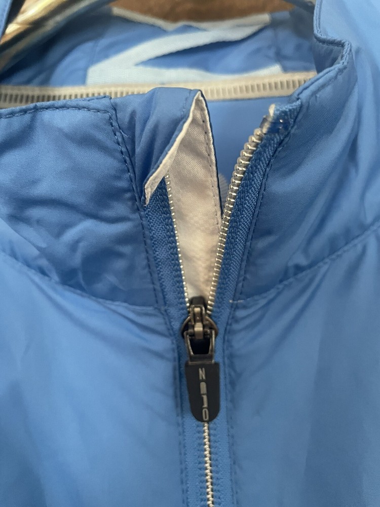 Zero Restriction Classic Golf Windshirt Jacket Men Large Light Blue Lightweight