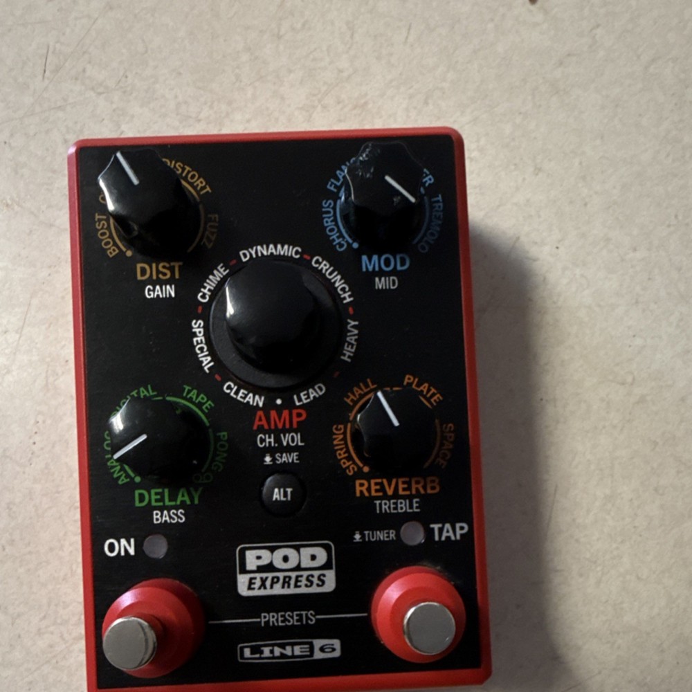 Line 6 POD Express Digital Multi-Effects Processor for Electric Guitar