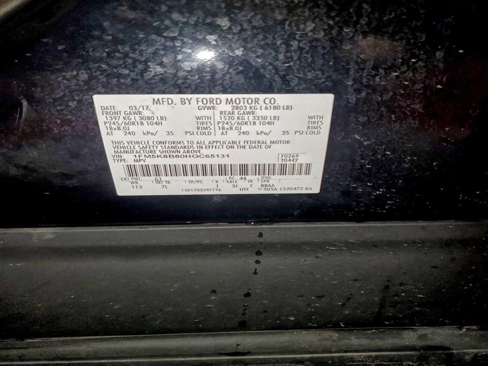 Camera/Projector Camera Rear Fits 17-19 EXPLORER 12627423