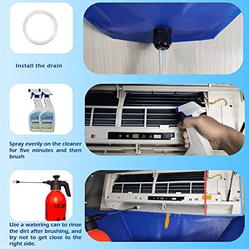 Mini Split Air Conditioner Cleaning Kit - Duct & System Maintenance Tools