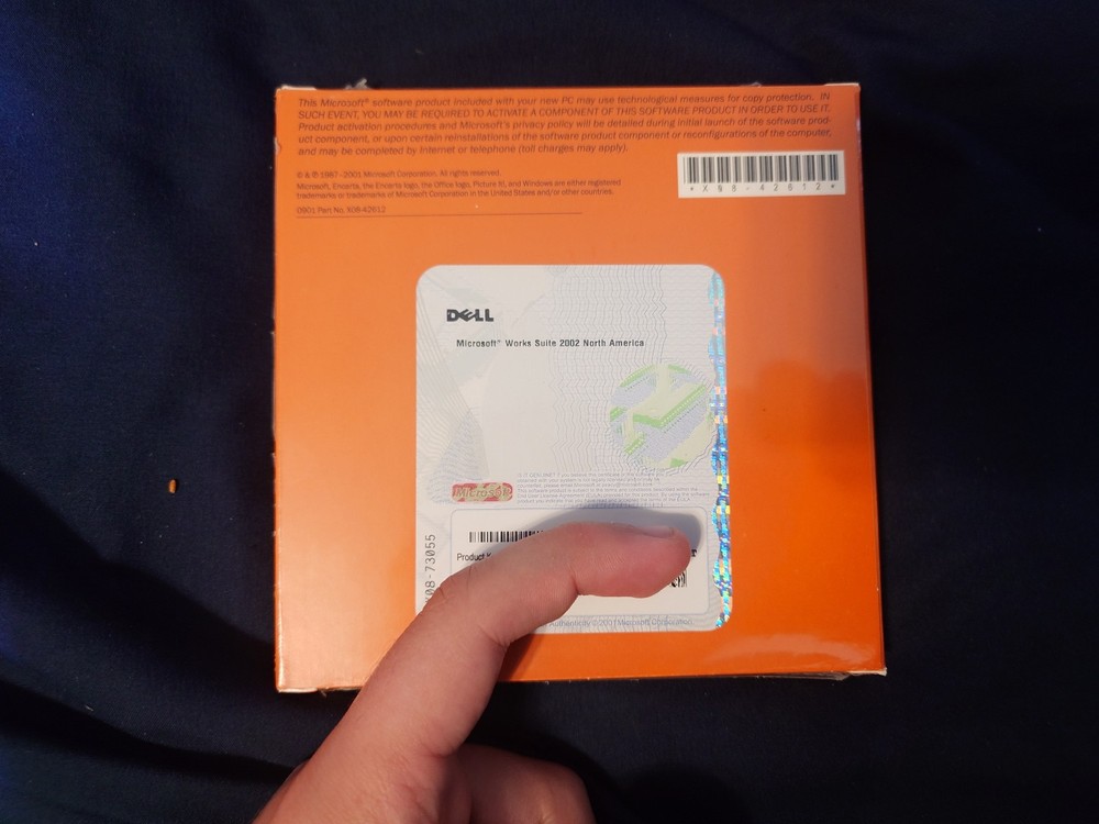 SEALED Microsoft Works Suite 2002 (Retail) (1 User/s) - Full Version for Windows