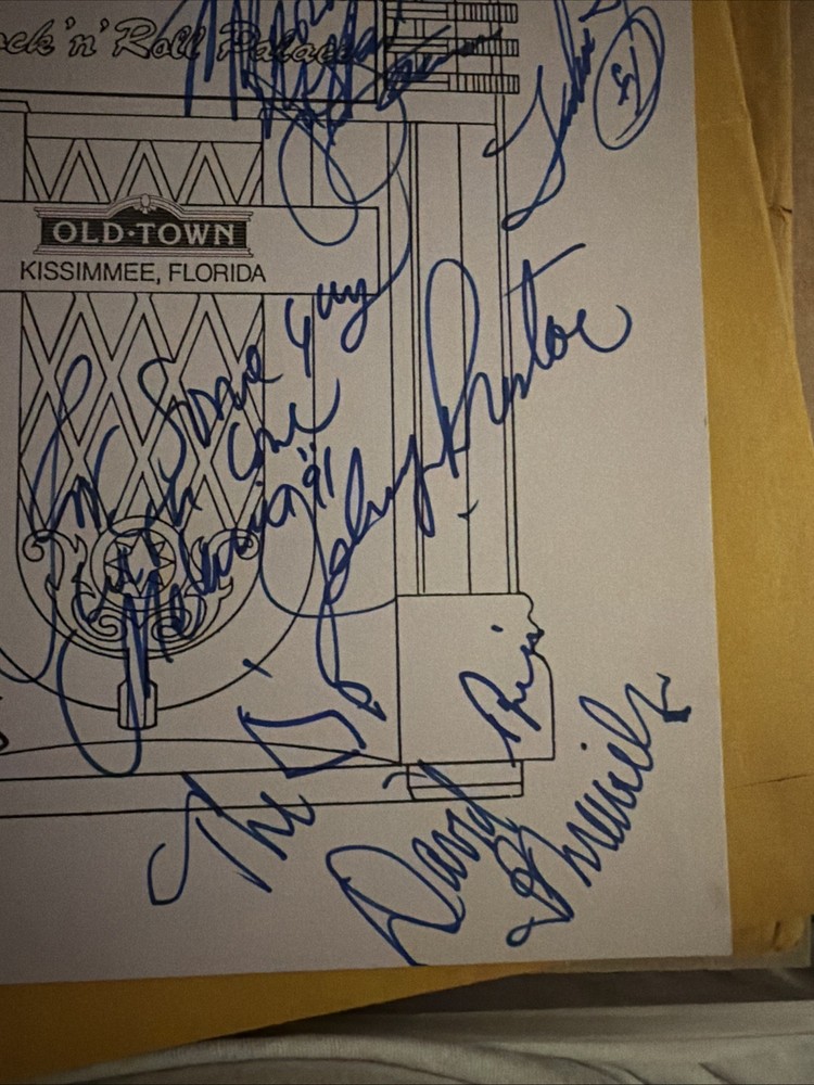 Multi Signed Rock n Roll Program Wolfman Jack Spencer Davis + More