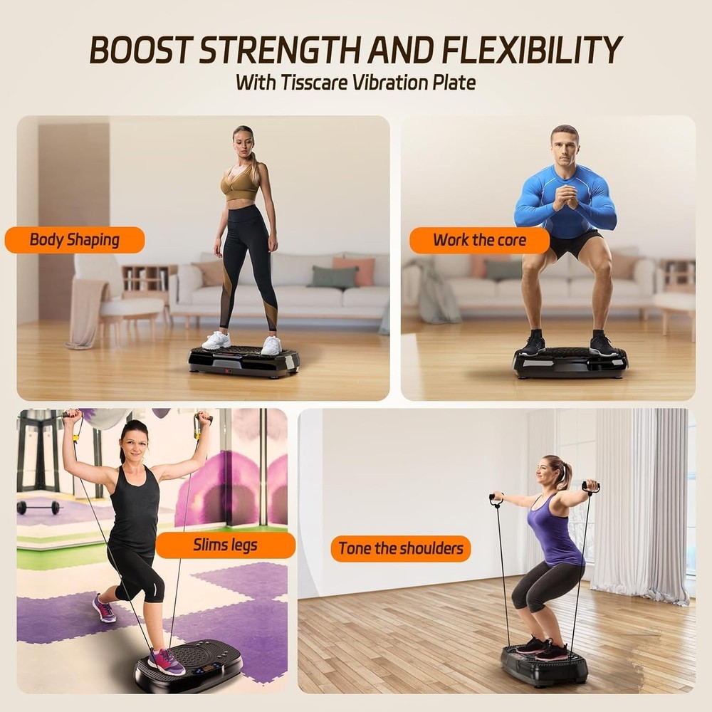 Exercise Machine: Vibrating Plates for Weight Loss and Lymphatic Drainage, Wh...