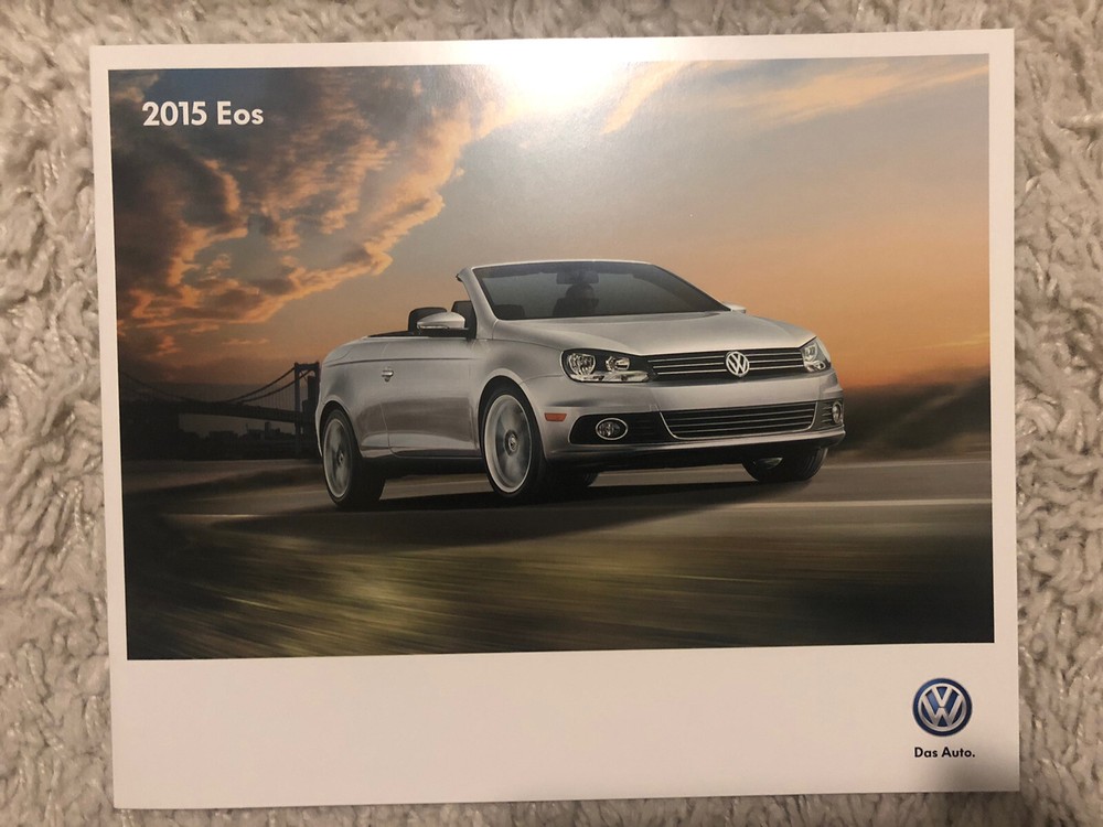 2015 VW EOS 16-page Original Sales Brochure