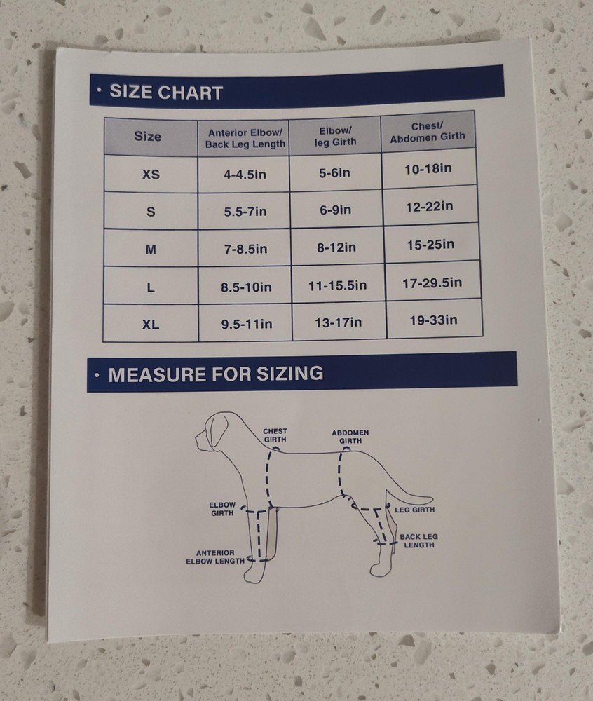 LISPOO Dog ACL Brace - Large