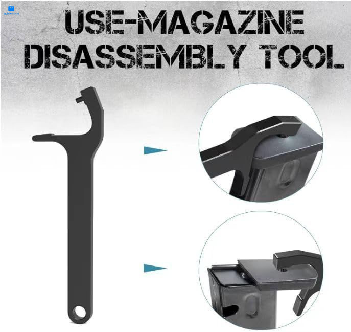 Universal Tool Kit with Front Sight Tool, Magazine Disassembly and Black